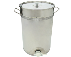 Δοχείο ανοξείδωτο μελιού 40lt ή 50kg